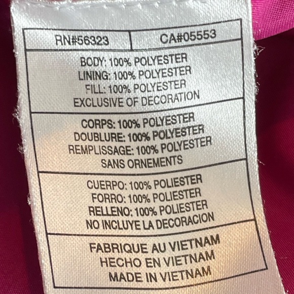 Nike Women’s Medium Quilted Black Puffer Vest with Pink Lining - Picture 8 of 13